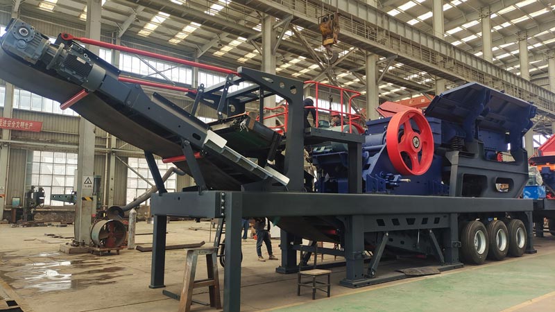 Trituradora de Mandíbula Móvil Primaria de 150 TPH