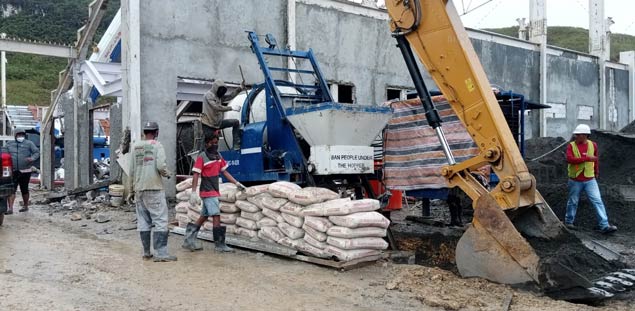 AIMIX Bomba de Hormigonera para Construcción de Viviendas