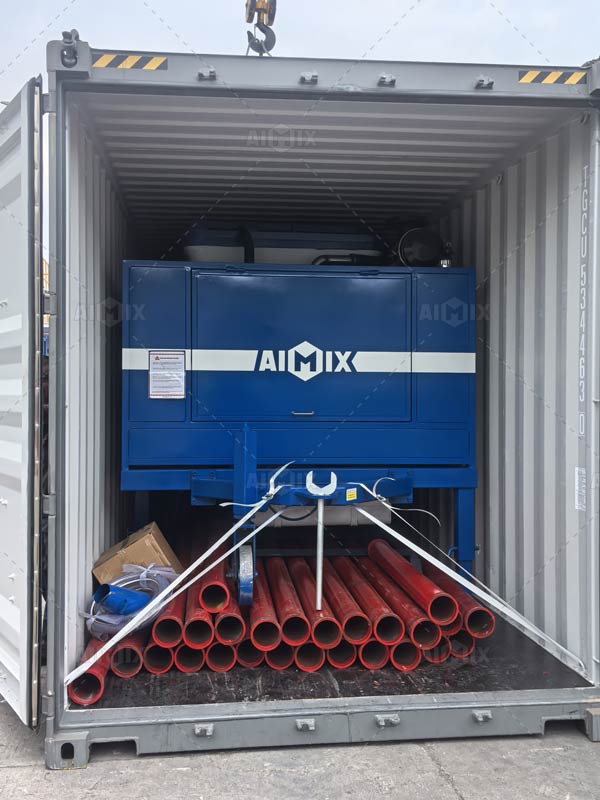 Bomba de Hormigonera de AIMIX a Guatemala