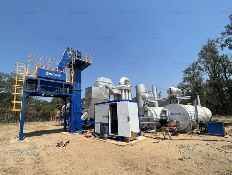 ALT120 Planta Estacionaria de Asfalto de Tipo de Tambor en Guatelama