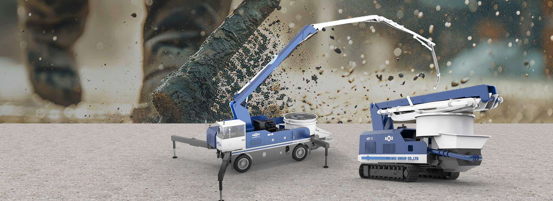 Autobomba de Concreto de AIMIX Tipo Nuevo