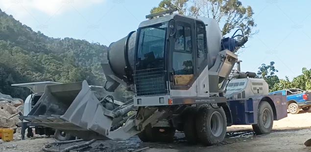 AIMIX Autohormigonera AS-4.0 en Malasia