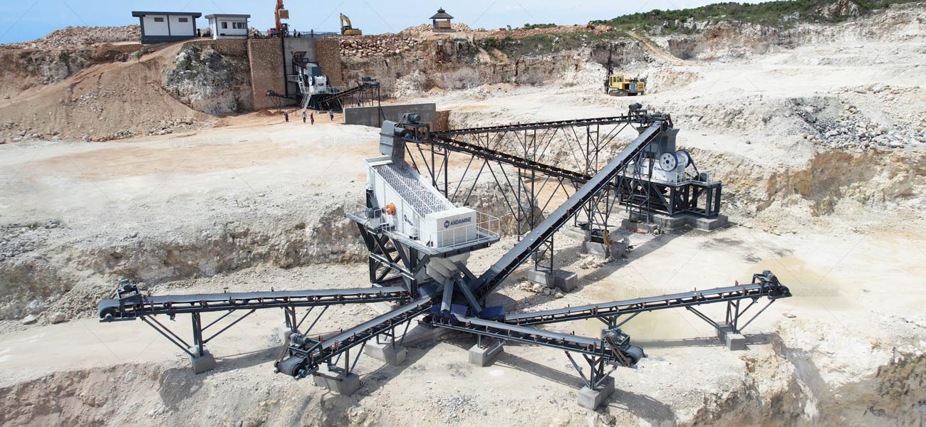 Andamine Planta Trituradora Estacionaria de Piedra Caliza en Indonesia