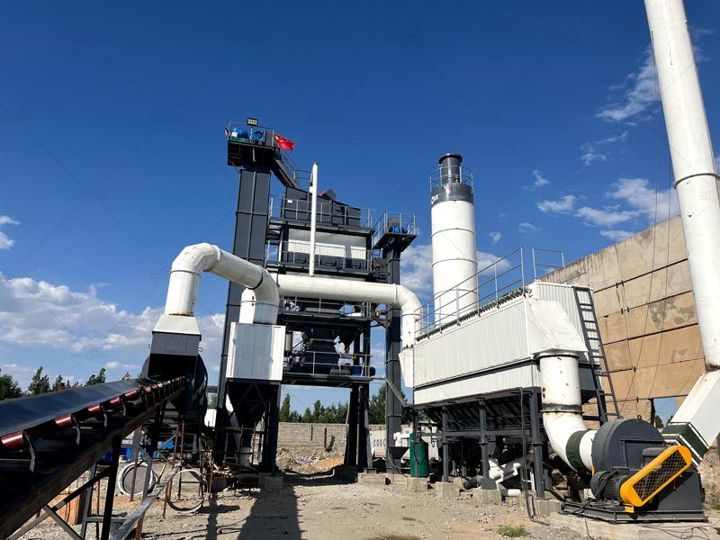 Control de Polvo en Múltiples Etapas para Planta de Asfalto