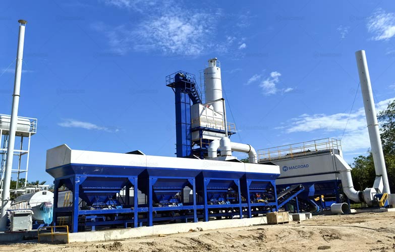 Macroad Planta Asfáltica Discontinua de 120 TPH en Jamaica