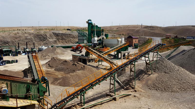 Planta de Asfalto con Producción de Arena y Áridos