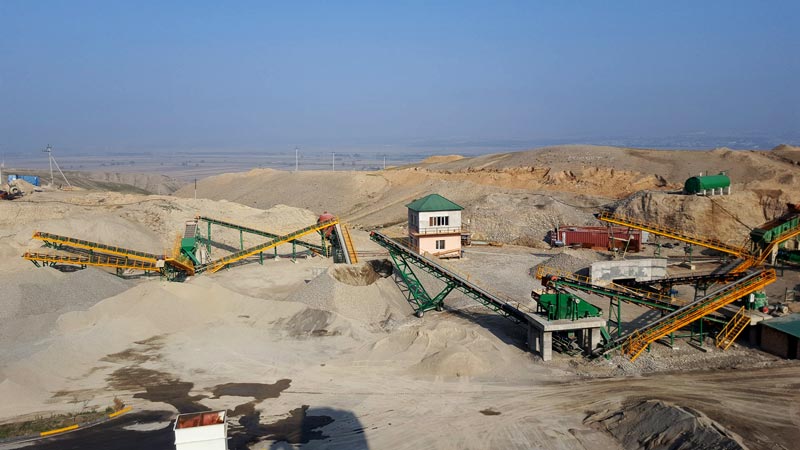 Planta de Producción de Arena y Áridos para Construcción