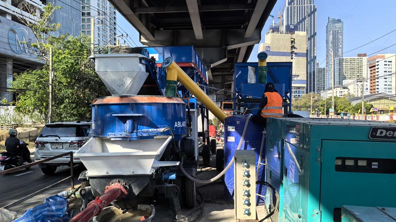 AIMIX Bomba de Hormigón Precio con Mezcladora Planetaria