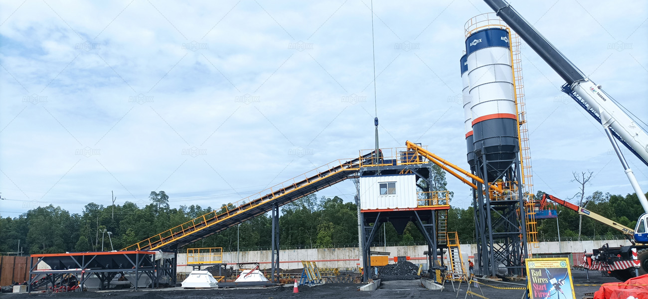 AIMIX Planta de Concreto Precio Está en Instalando
