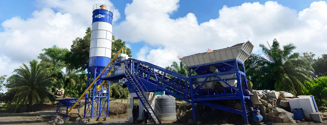 AJY35 Planta Dosificadora de Concreto Móvil en Malasia