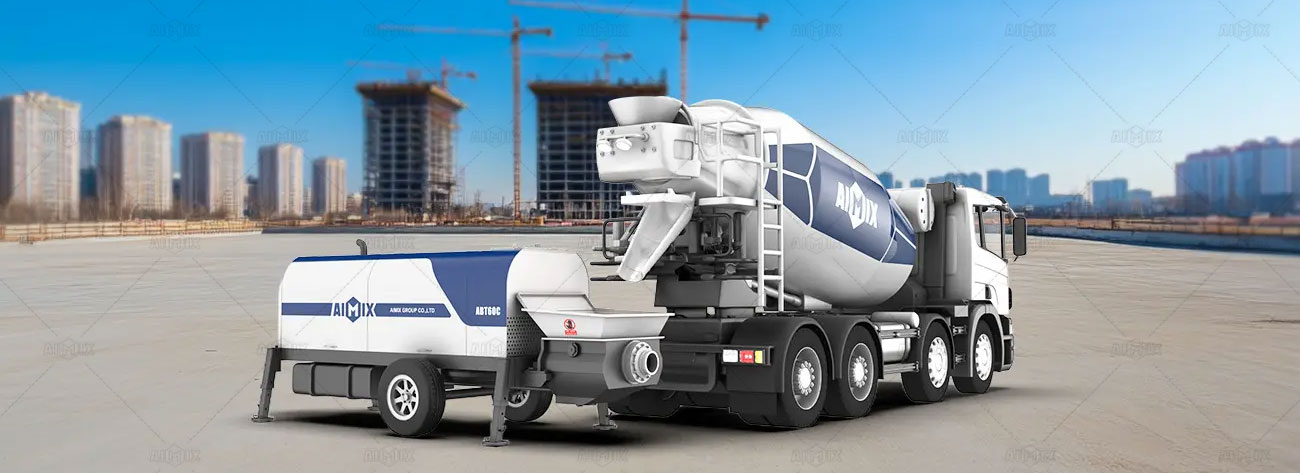 Camión Revolvedora de Concreto y Bomba de Hormigón Estacionaria