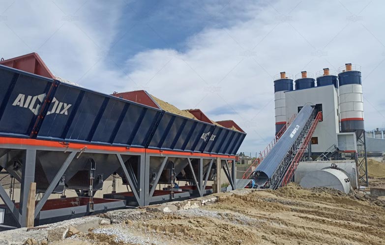 Planta de Concreto con Gran Capacidad y Precio Asequible en Kazajistán