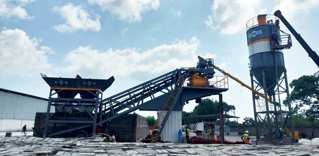 Planta de Hormigón Móvil con Flexibilidad sin Comprometer la Calidad