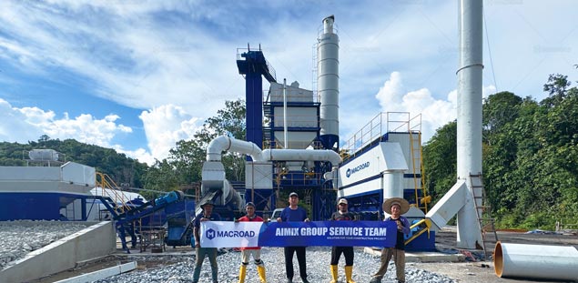 ALQ120 Planta Asfáltica Discontinua en Malasia