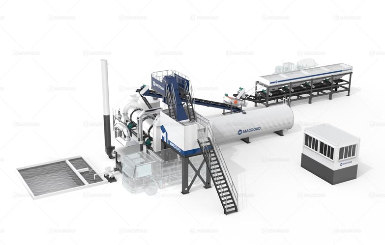 ALT Macroad Mini Planta de Asfalto Continua