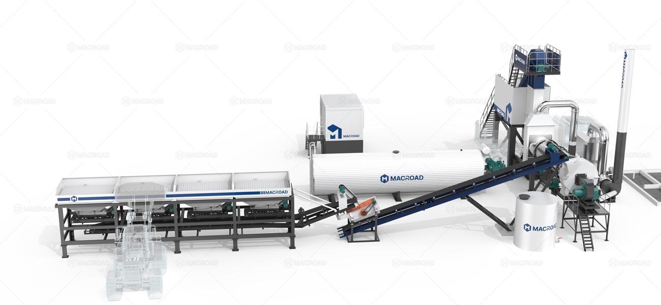 ALT Serie Planta Asfáltica de Tambor de Macroad