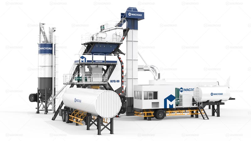 ALYQ Serie Planta Asfáltica de Lotes de Tipo Móvil