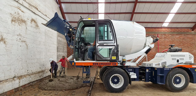 Autohormigonera Perú para Construcción de Fábrica en Guatemala