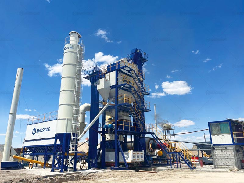 Planta Discontinua de Asfalto Pequeña en Kazajistán