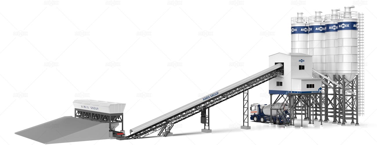 Planta de Concreto Perú de AIMIX de Tipo Estacionario con Gran Capacidad