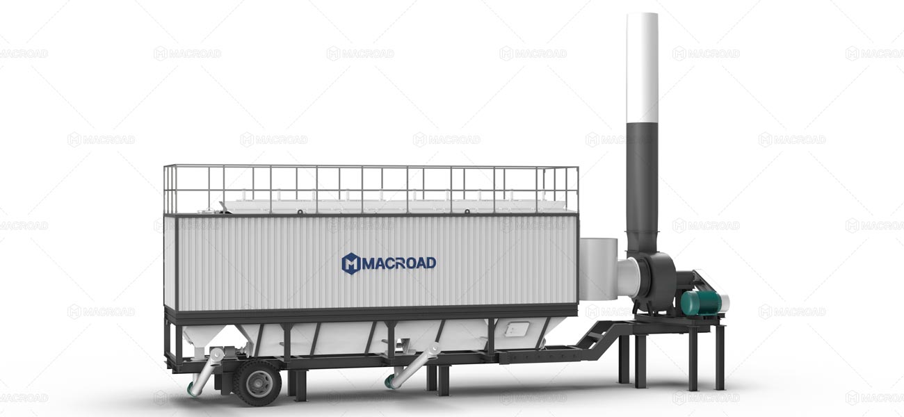 Sistema de Eliminación de Polvo de Bolsas para Macroad Planta de Asfalto