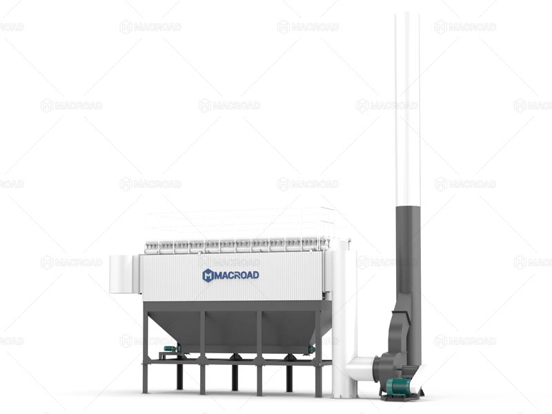 Sistema de Eliminación de Polvo para Planta Discontinua de Asfalto