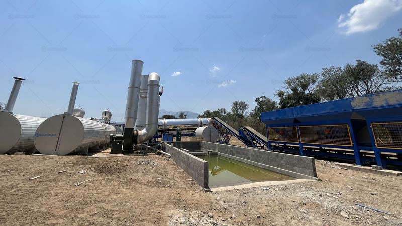 Sistema de Eliminación de Polvo para Planta de Asfalto Continua en Guatemala