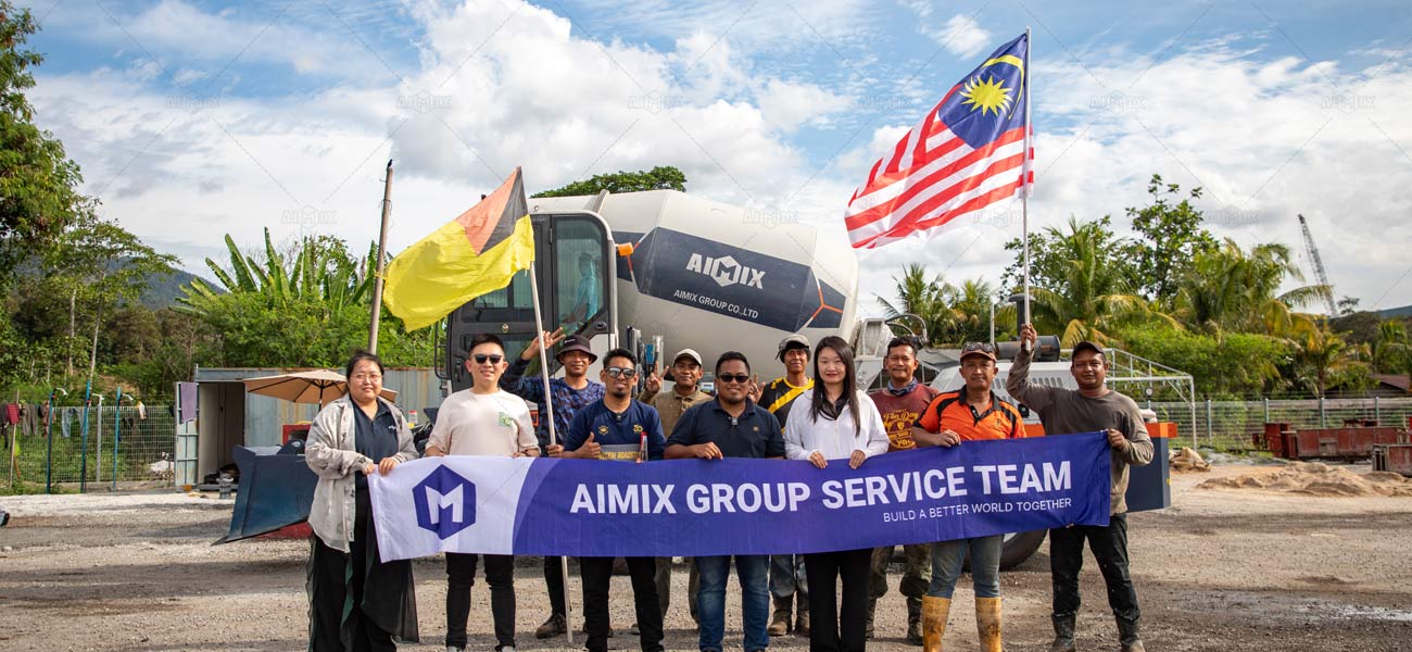 AIMIX Equipo de Servicio y Nuestros Clientes en Malasia