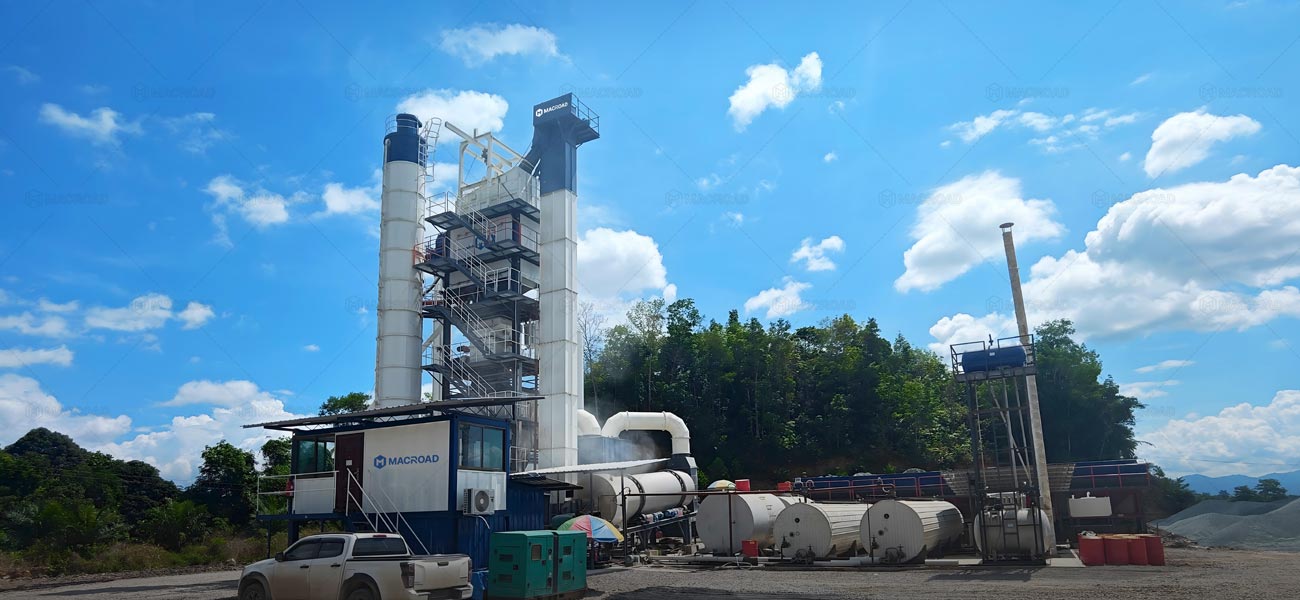 ALQ120 Planta de Asfalto Discontinua Precio en Malasia