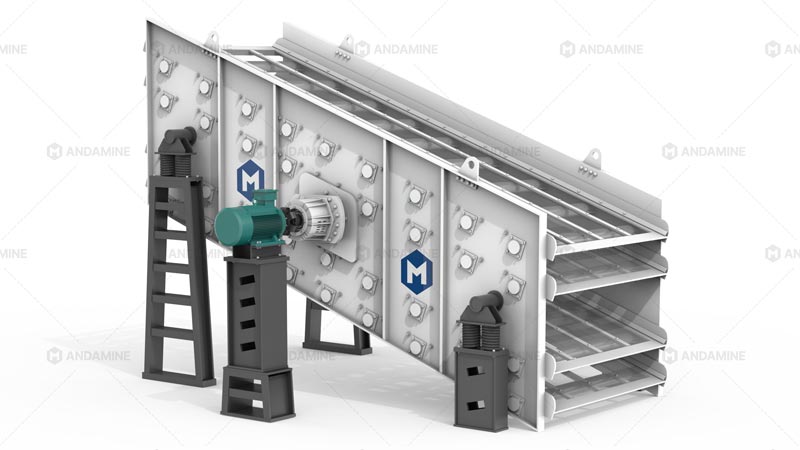 APS-1860Y2 Pantalla Vibrante para Planta Chancadora de Andamine