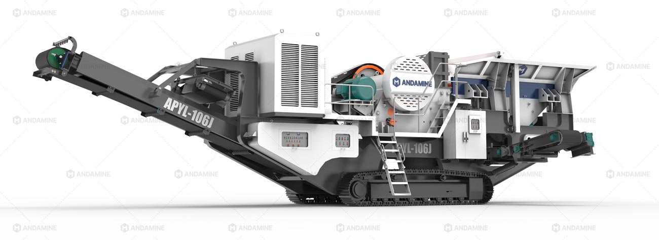APY2 Serie Planta de Trituración de Piedra Móvil sobre Orugas 2 en 1