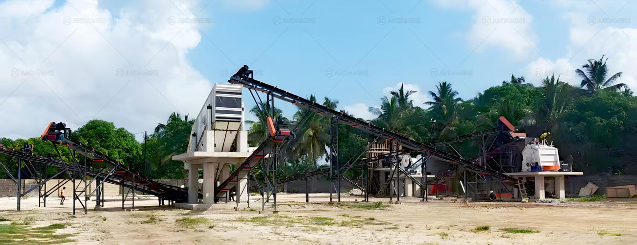 Andamine Planta Trituradora de Piedra Caliza Industrial en Tanzania