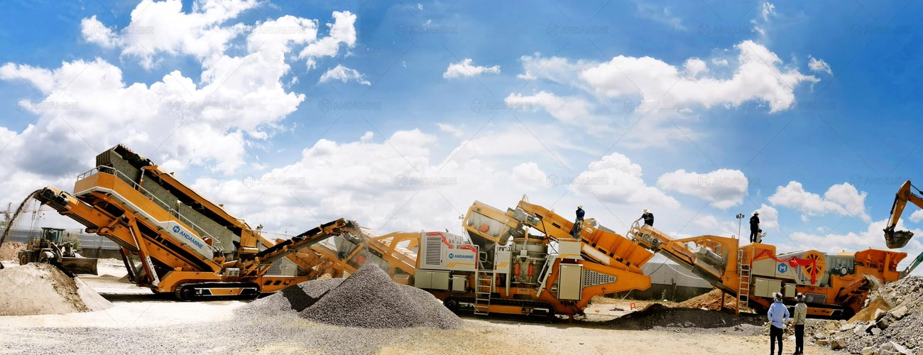 Andamine Planta Trituradora de Piedra Estacionaria Industrial