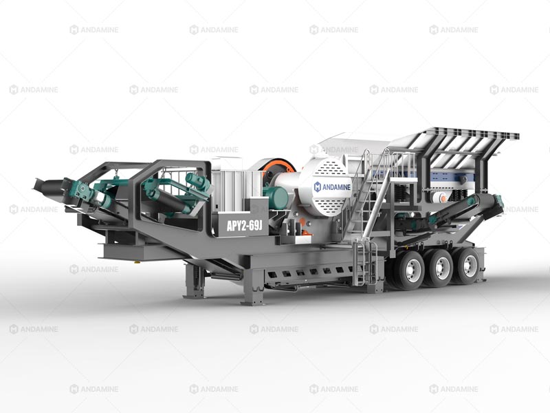 Andamine Trituradora de Mandíbula Móvil sobre Neumáticos