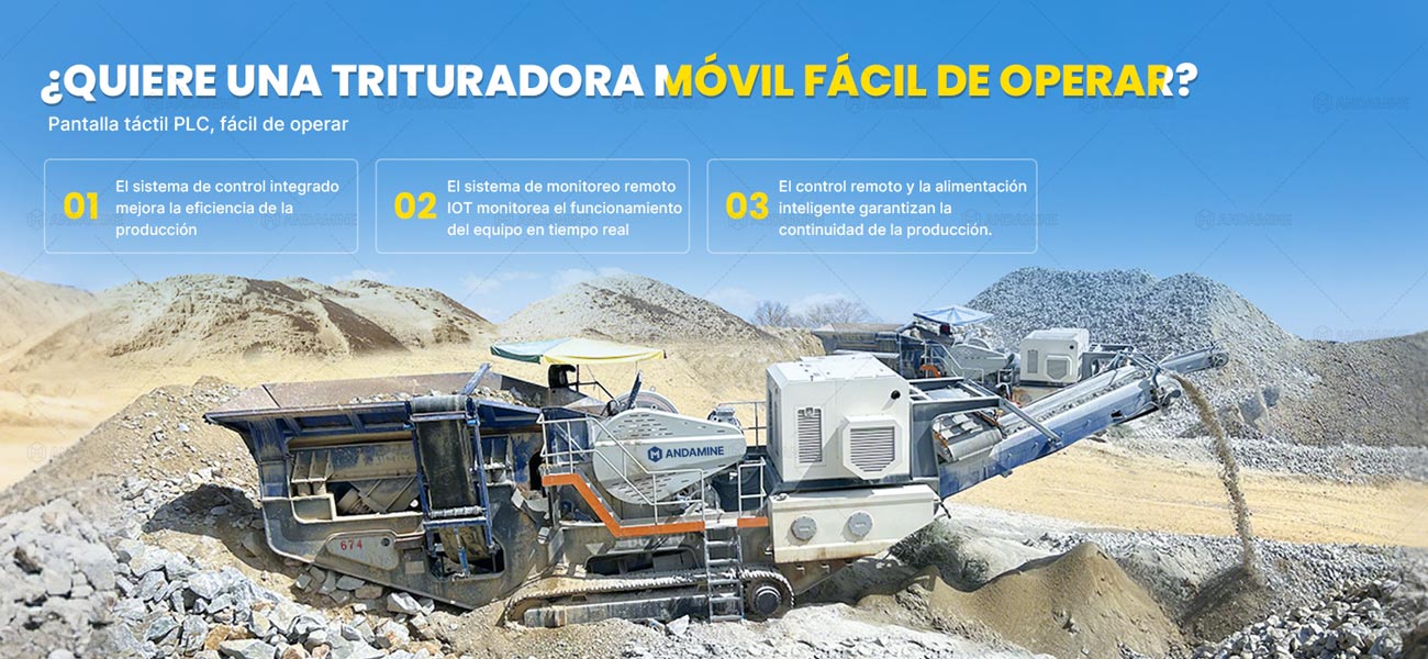 Andamine Trituradora de Piedra Móvil Avanzada