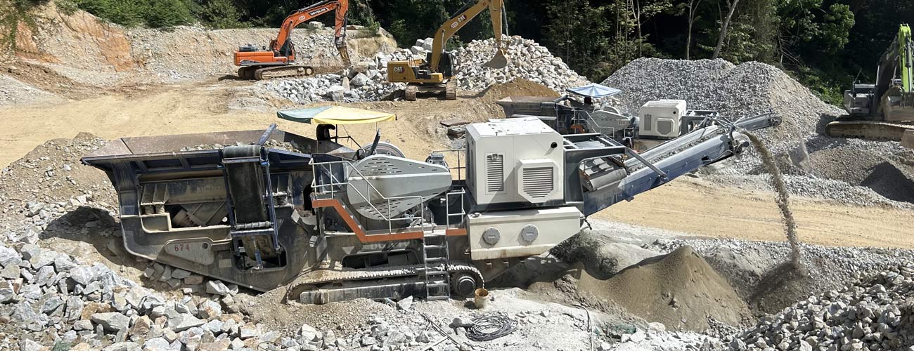 Chancadora de Minerales Móvil sobre Orugas para América Latina