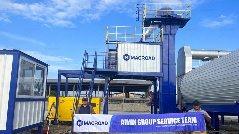 Planta de Asfalto Precio Razonable de Macroad en Ecuador