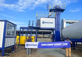 Planta Asfáltica ALYT100 de Tambor para Carretera Urbana