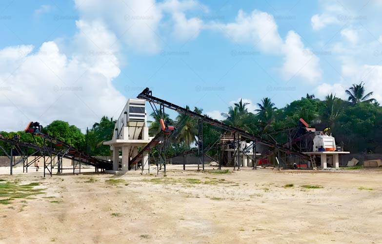 Planta Fija de Agregados para Planta de Concreto en Tanzania
