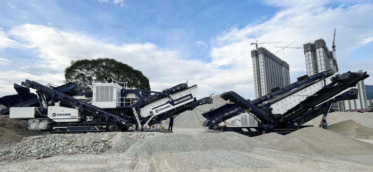 Planta Trituradora Minería Móvil sobre Orugas para Cantera