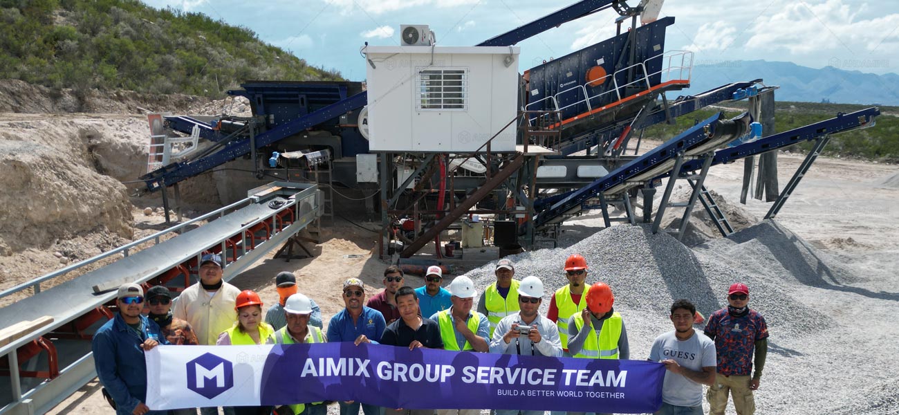 Planta Trituradora de Piedra Móvil 4 en 1 Instalada en México