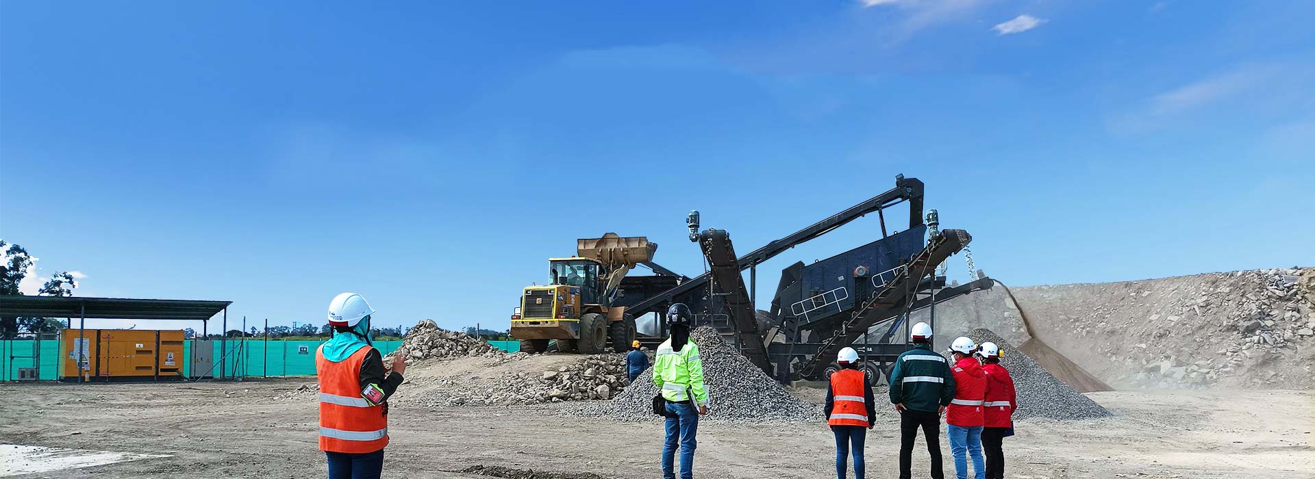 Planta Trituradora de Piedra y Agregados de Andamine