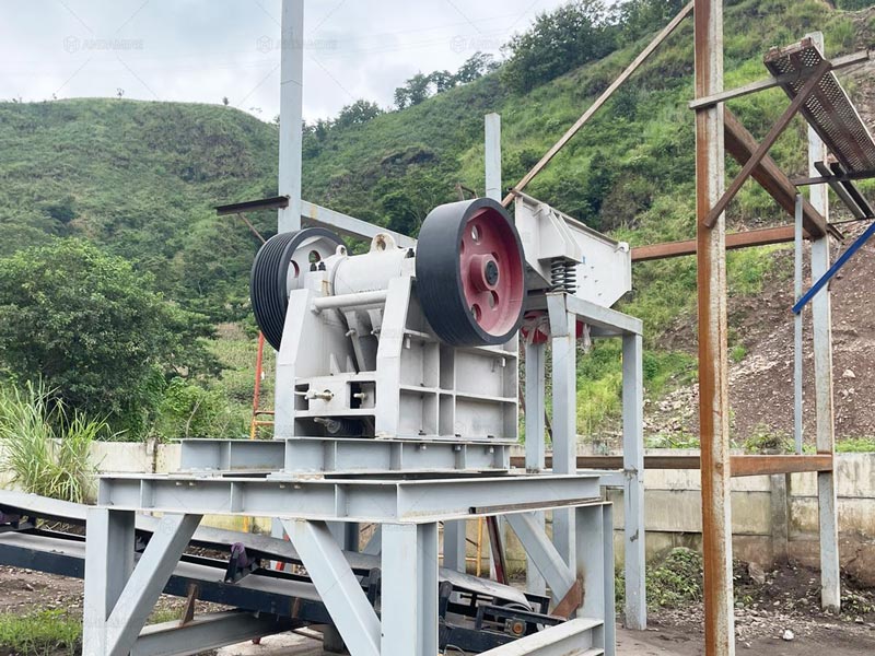 Quebradora de Quijada Estacionaria para Andamine Planta Trituradora en el Salvador
