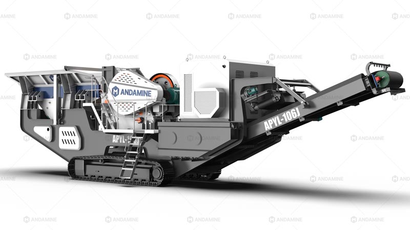 Trituradora de Quijada Móvil sobre Orugas para Trituración Primaria