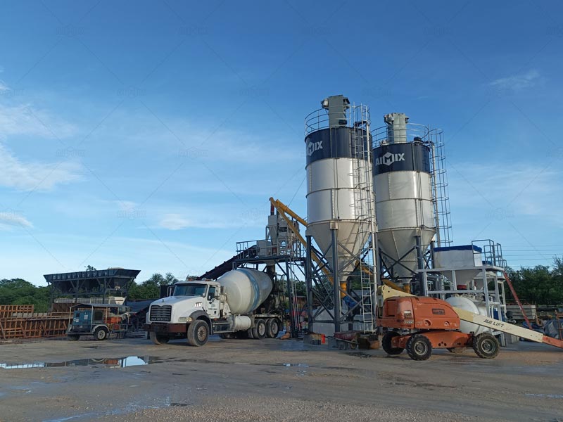 AJ50 Planta de Hormigón Seco en Guam