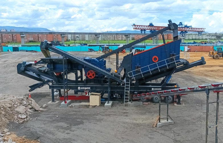 Andamine 3 en 1 Trituradora de Piedra Móvil con Precio Competitivo en Colombia