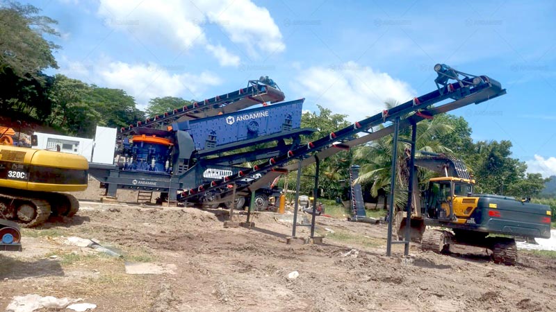 Andamine Trituradora Cónica Móvil con Costo Eficiente en Honduras