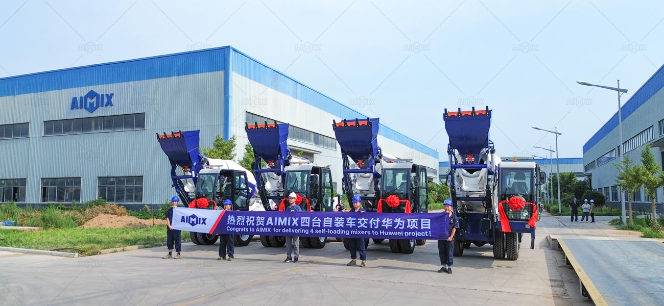 Cuatro Autohormigoneras Chile de AIMIX para Huawei