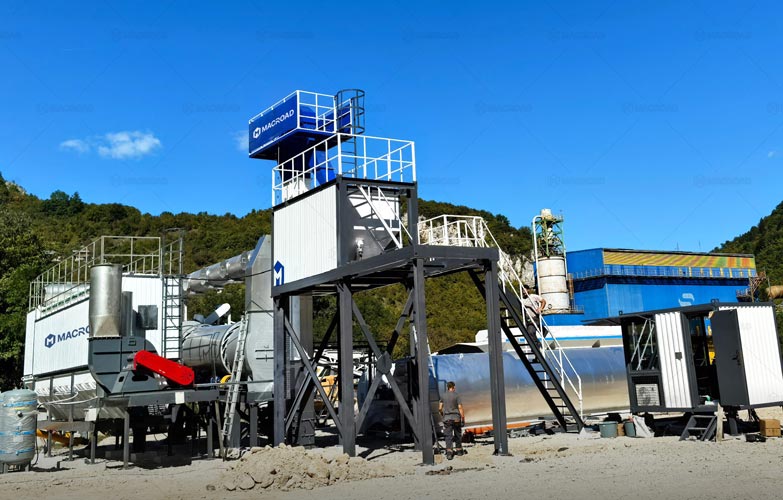 Macroad Planta Asfáltica Continua ALYT80 en Bosnia y Herzegovina