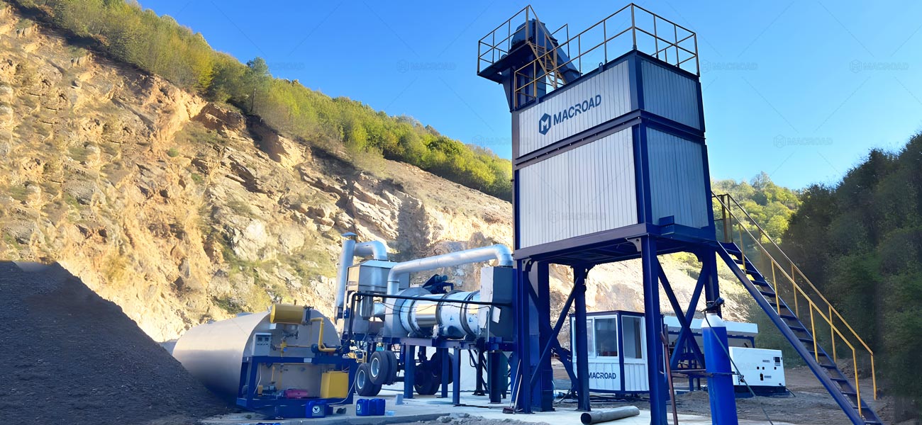 Planta de Asfalto de Tipo Móvil para México de Macroad